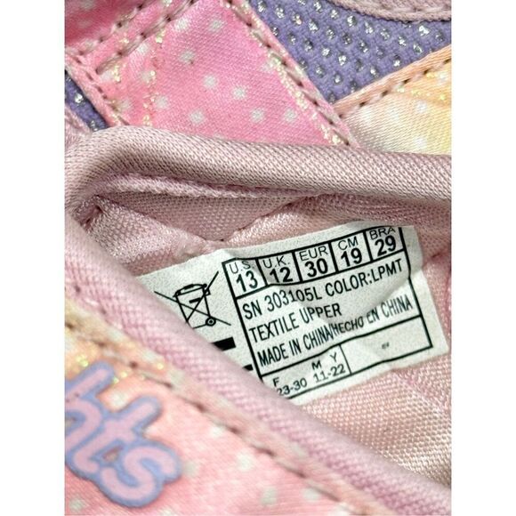 Sketchers Sandals Flutter Hearts Size 13 Pink Open Toe Twili Sneaker - Picture 5 of 7